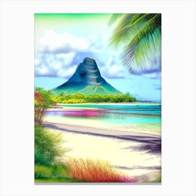 Mauritius Mauritius Soft Colours Tropical Destination Canvas Print