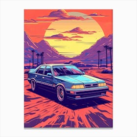 Retro Car 1 Canvas Print