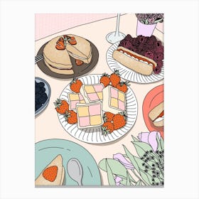 Afternoon Tea Canvas Print