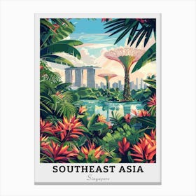 Gardens Of Singapore Travel Canvas Print