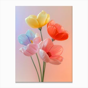 Dreamy Inflatable Flowers Poppy 1 Canvas Print