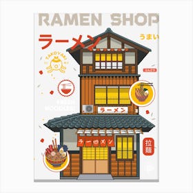 Ramem Shop Canvas Print