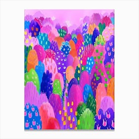 Colorful Forest Canvas Print