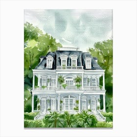 Charleston House Canvas Print