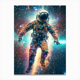 Astronaut In Space 1 Canvas Print