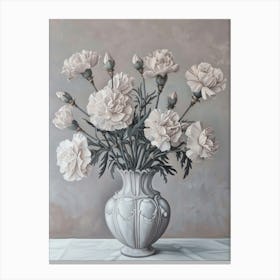 A World Of Flowers Carnation 4 Painting Canvas Print