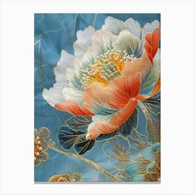 Japanese Flower Painting 7 Canvas Print