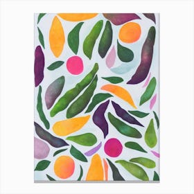Edamame Marker vegetable Canvas Print