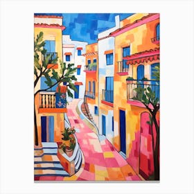 Alicante Spain 3 Fauvist Painting Canvas Print