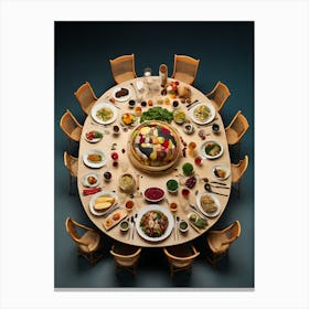 Dinner Table Canvas Print