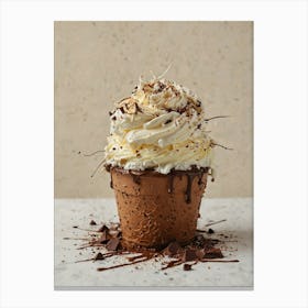 Chocolate Cupcake Canvas Print