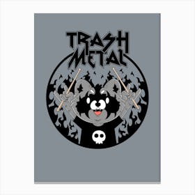 Trash Metal Canvas Print