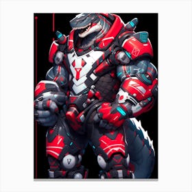 Overwatch Character T Rex 1 Canvas Print