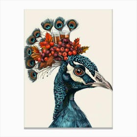 Peacock 16 Canvas Print