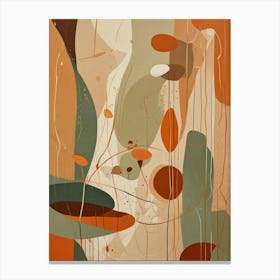 Mid Century Modern Pattern Art Print (5) Canvas Print