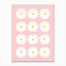 Daisy Pink Canvas Print