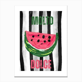 Molto Dolce Art Print Canvas Print