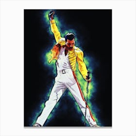 Spirit Of Freddie Mercury Canvas Print