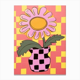 Sunflowers Flower Vase 2 Canvas Print