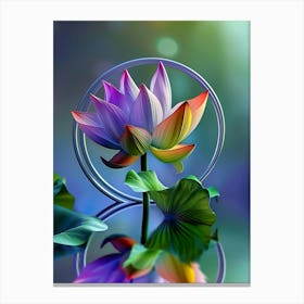 Lotus Flower 158 Canvas Print