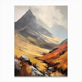 Snowdon Wales 1 Mountain Painting Canvas Print
