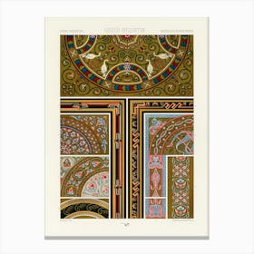 Greek Byzantine Pattern, Albert Racine Canvas Print