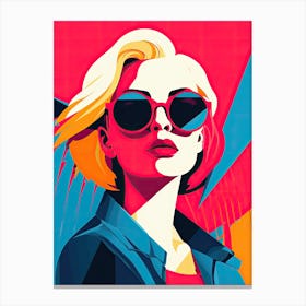 Florida, pop art Canvas Print