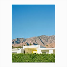 Palm Springs Architecture on Film Canvas Print