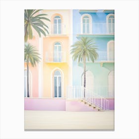 Forte Dei Marmi, Italy Colourful View 3 Canvas Print