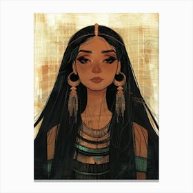 Egyptian Princess Canvas Print