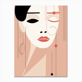 Asian Woman 2 Canvas Print