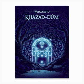 Khazad-Dum - Lord of the Rings Canvas Print