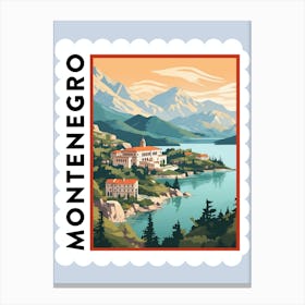 Montenegro 5 Travel Stamp Poster Canvas Print