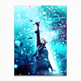 coldplay chris martin 1 Canvas Print