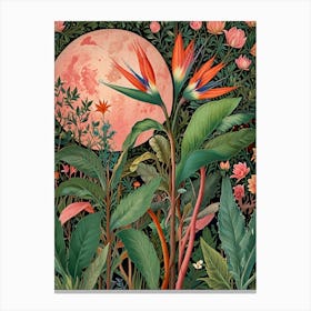 William Morris Bird Of Paradise Canvas Print