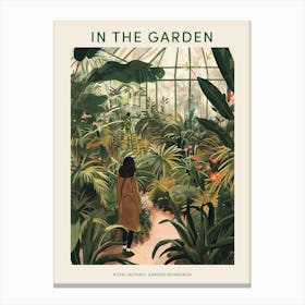 In The Garden Poster Royal Botanic Garden Edinburgh United Kingdom 8 Canvas Print