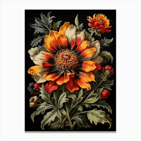 Indian Blanket Wildflower Canvas Print