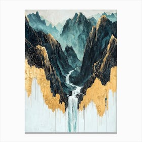 Vinson's Golden Peaks - Nature Luxe Canvas Print