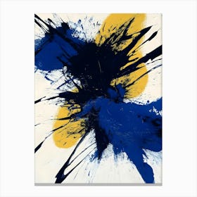 Blue And Yellow 1 Canvas Print