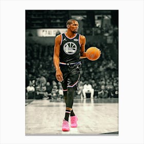 Kevin Durant Of The Golden State Warriors Canvas Print