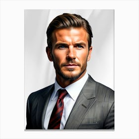 David Beckham 1 Canvas Print