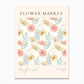 Flower Market 47 Canvas Print