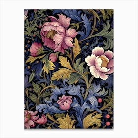 Floral Wallpaper 20 Canvas Print