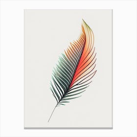 Cypress Leaf Abstract Canvas Print