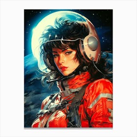 Space Girl Canvas Print