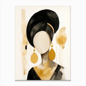 Woman In Gold 1 Canvas Print