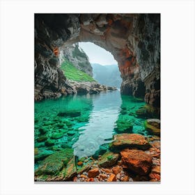 Cave In The Mountains 2 Canvas Print