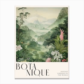 Botanique Fantasy Gardens Of The World 12 Canvas Print