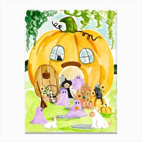 Pumpkin Cafe Canvas Print