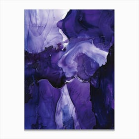 Abstract Purple Painting Canvas Print